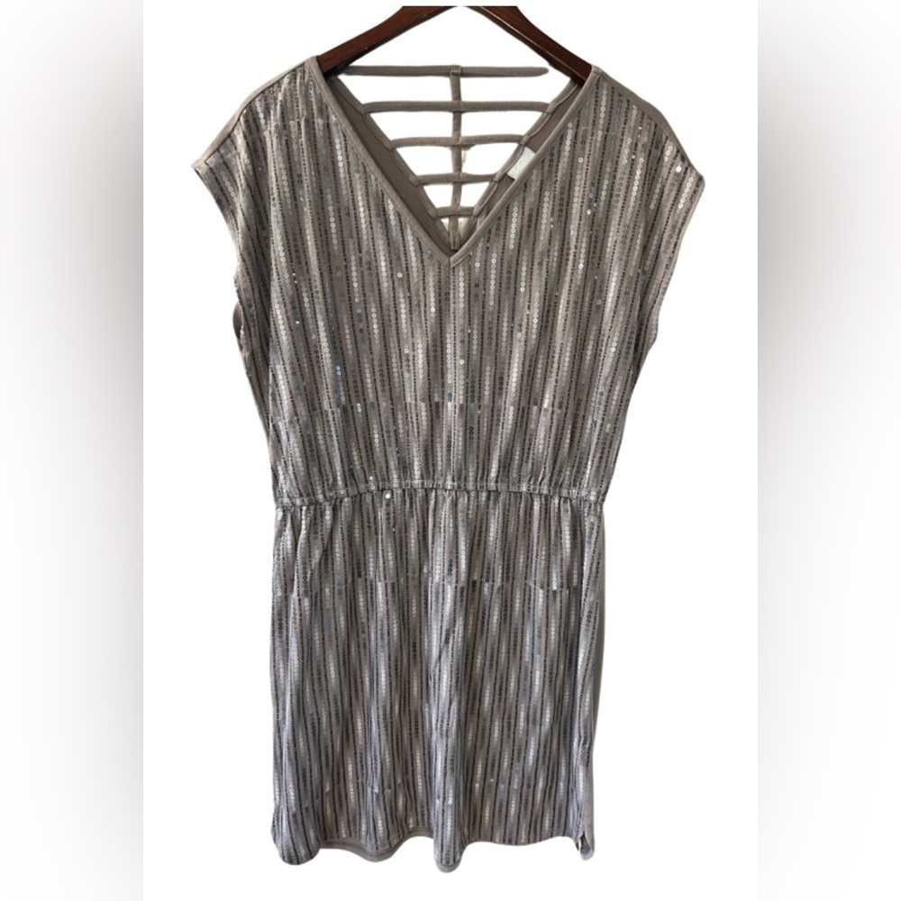 Vanity Vintage Mini Sequins Dress Size XL Women